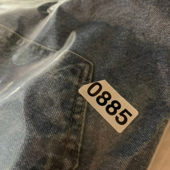 Forever 21 Womens 28 Denim Jeans Blue Wide Leg High Rise Light Wash Stretch - Picture 15 of 15